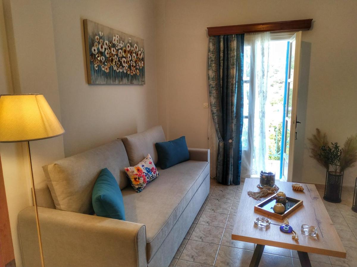 شقة Anemone Bleu-Sea View-200M From Chora Pedestrian Ándros المظهر الخارجي الصورة
