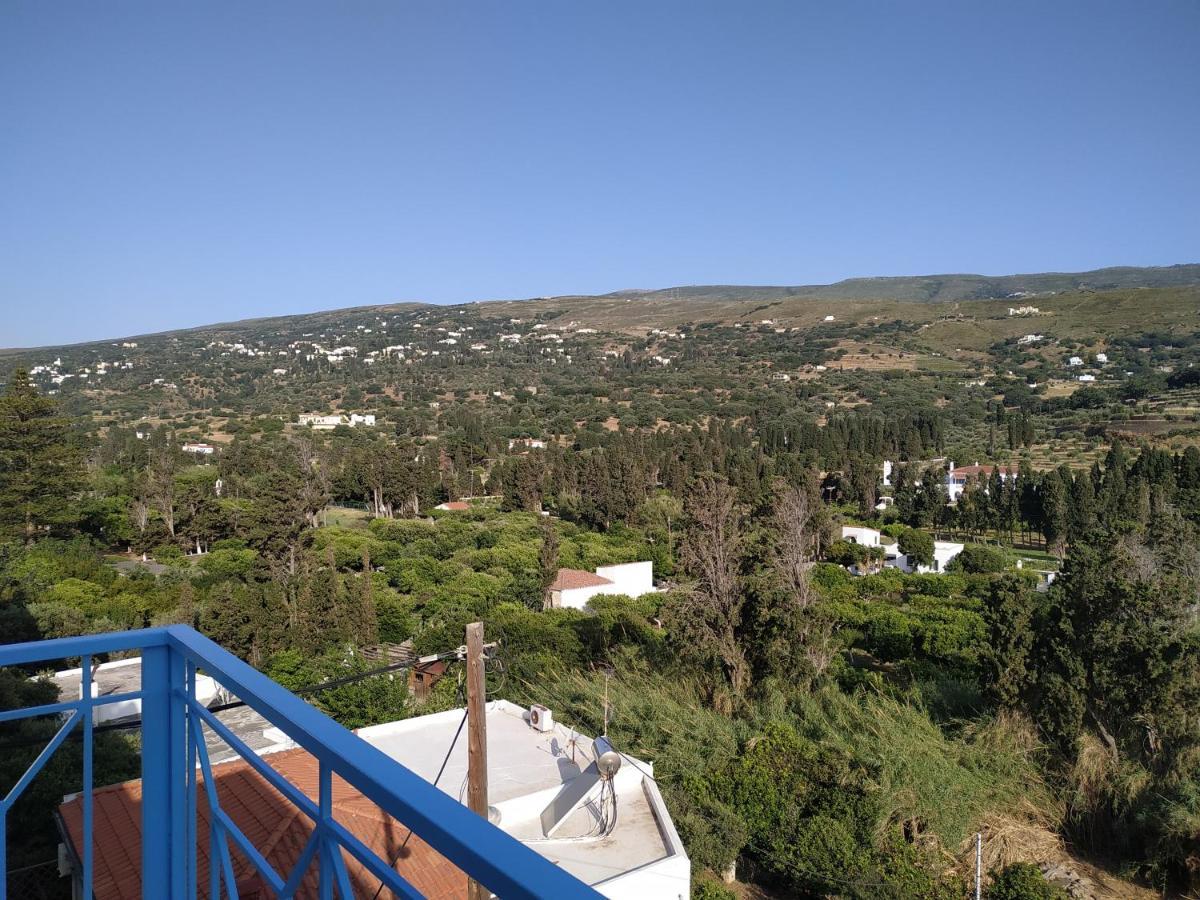 شقة Anemone Bleu-Sea View-200M From Chora Pedestrian Ándros المظهر الخارجي الصورة